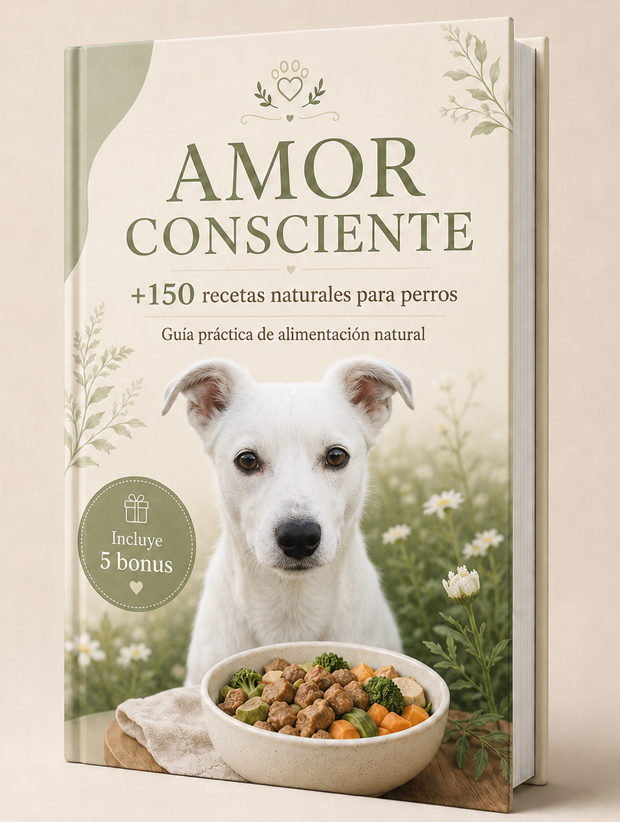 +150 recetas naturales para cuidar a tu peludito desde su alimentación
